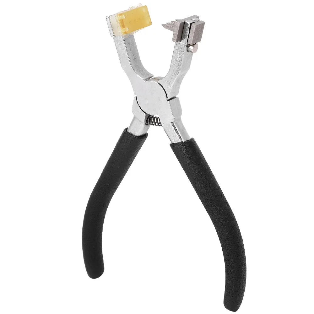Durable 1、2 And 4 Teeth Leather Hole Punch Replaceable Silent Operation Stitching Pliers Prong Chisel Pliers DIY Home Craft