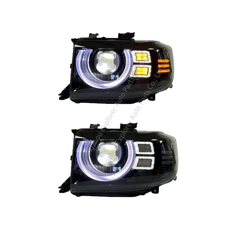 Auto Lighting System Front Car Lamp for Land Cruiser Lc76 Lc79  Headlight Auto Lighting System Modified Parts