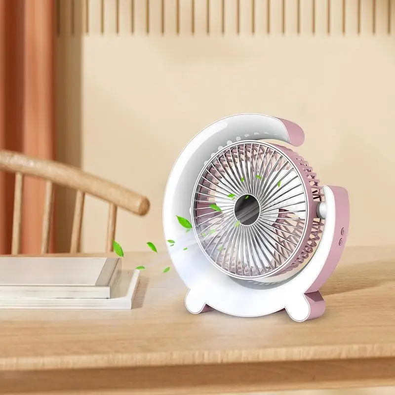 

Desktop Fan 360 Degree Rotatable Desktop Fan 3 Speeds Small Quiet Portable Table Fans Strong Airflow Quiet Table Fan Efficient