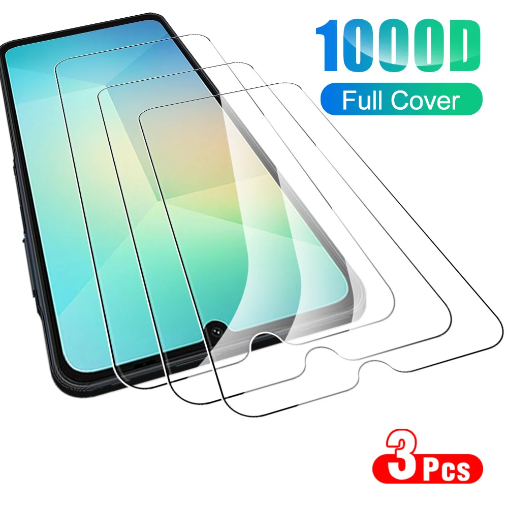 3PCS Protective Glass Case For Samsung Galaxy a05 a06 a03 Tempered Glass Sumsung a03s a05s a06 a 06 06a Screen Protectors Fims