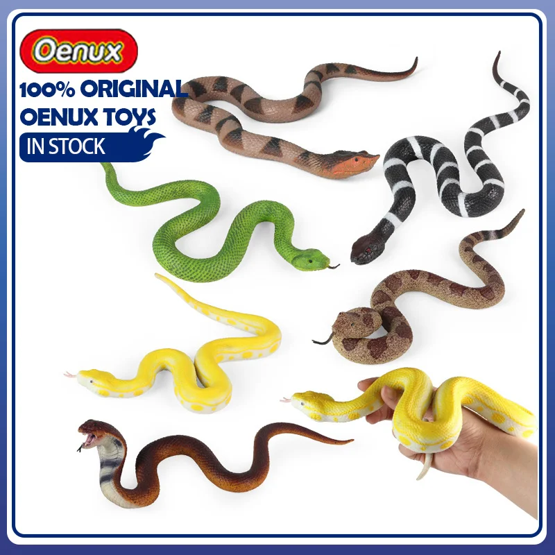 نموذج الأفعى الأصلي المقلد شخصيات الأفعال الجرسية الواقعية فايبر كوبرا مجموعة المطاط الناعم TPR لعبة مزحة الهالوين