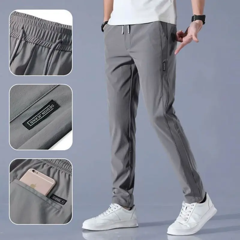 Pantaloni elasticizzati ad asciugatura rapida da uomo Pantalones elapsticos de secado ralpido para hombres