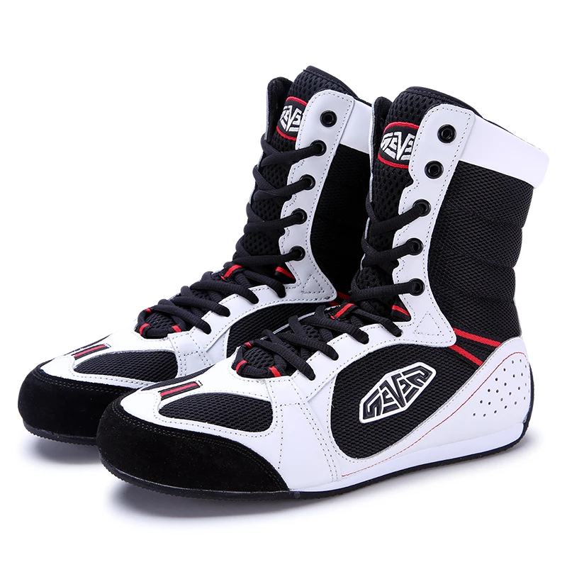 

Professional Men Boxing Boots High Top Male Wrestling Fighting Shoes Non-slip Squat Power Training Sneakers Boy Wrestling Shoes