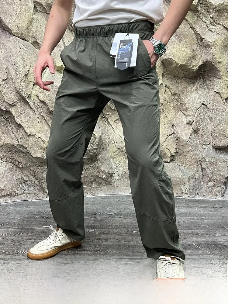 

Уличные брюки Paterno Cool Max Technology Qui Dry, тонкие повседневные брюки, мужские весенне-летние прямые длинные брюки на молнии со средней талией