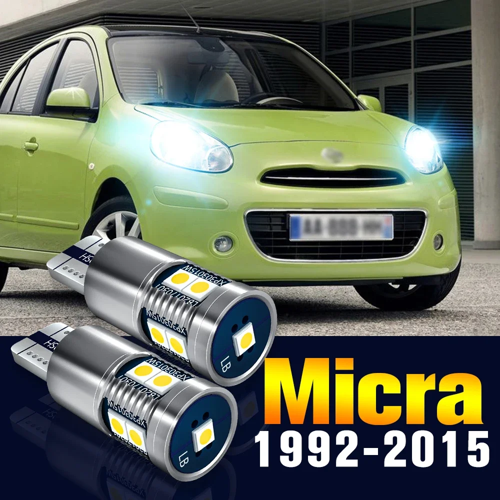 

2pcs LED 클리어런스 주차 닛산 Micra 1992-2015 2006 2007 2008 2009 2010 2011 2012 2013 2014 액세서리