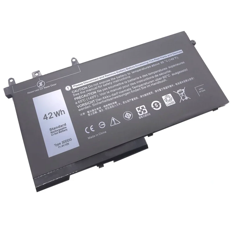 LMDTK New 3DDDG 11.4V 42WH Laptop Battery For Dell Latitude 5280 5288 5480 5580 5490 5590 5491 5591 5495 5488 M3520 M3530 Series