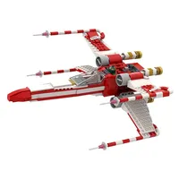 539PCS star battle Movie Christmas X-Wing space fighter model DIY creative ideas ChildToy Assembly Puzzle birthdayGift MOC-75301