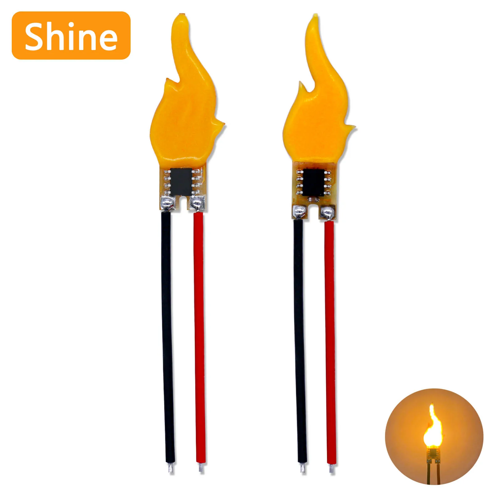 DC 3V LED Cob Taschenlampe Kerzen Edison Flamme LED Filament Schweiß streifen Linie 2200k Diode Dekoration Glühbirne Zubehör