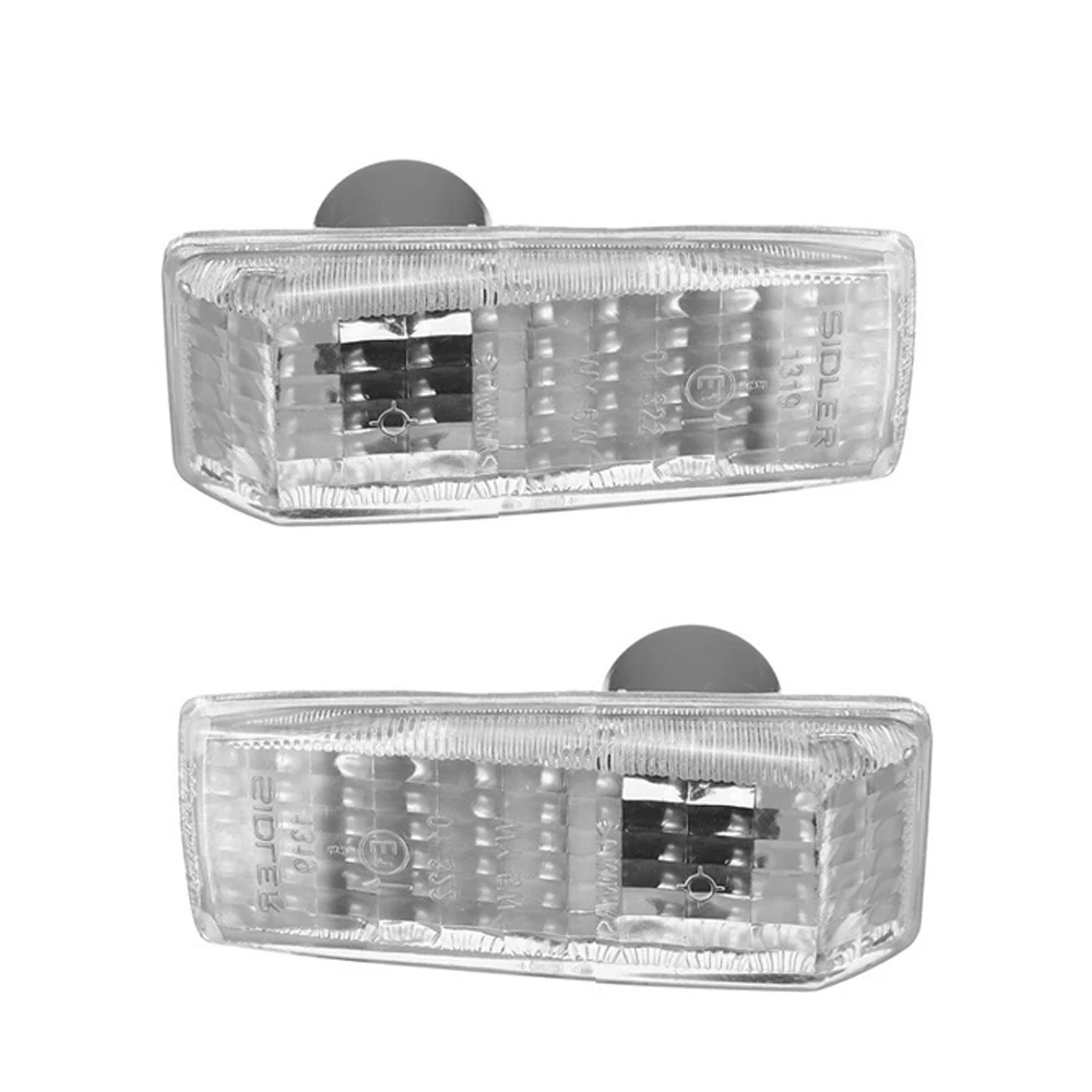 2pcs for Mercedes-Benz 1248202321 2028201521 2028201621 A1248202321 5014196 Side Marker Fender Indicator Light Turn Signal Lamp