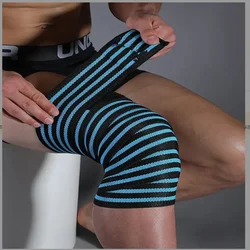 Elastic Squat Knee Pads, Strength Boosting Training, Sports and Fitness Bandages