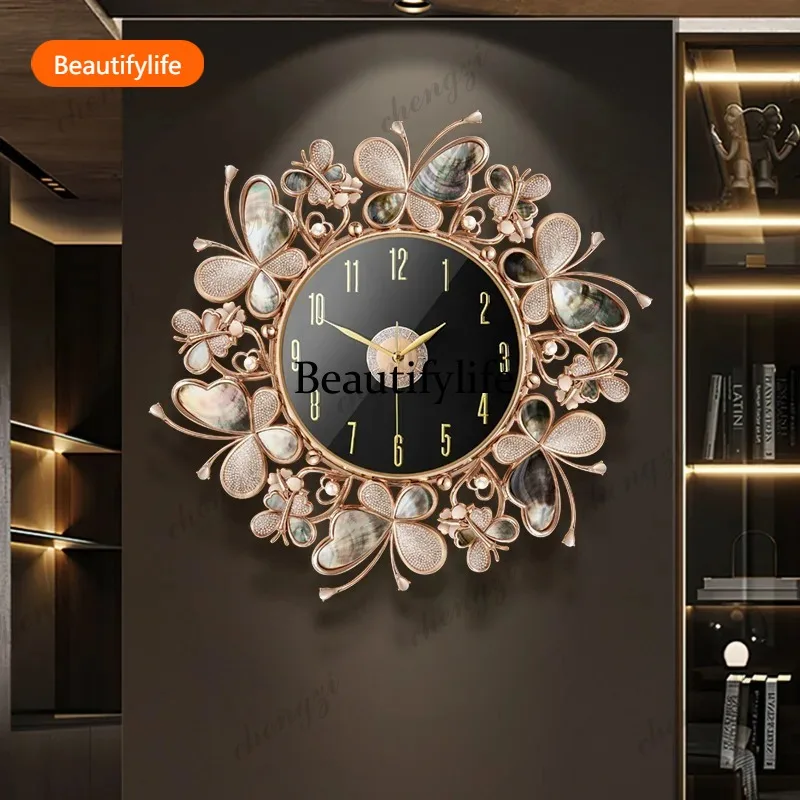 F150  Modern Luxury Quartz Wall Clock Silent Oversized Creative Art Living Room Home Office Unique Gift Non Ticking