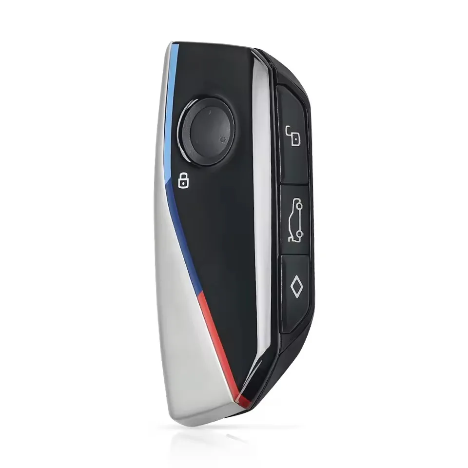 XuriFor BMW NEW Smart key shell Black/Silver for I5 I7 IX X1 X5 X6 X7 XM Z4 X1 U11 I7 G70 X7 Lci 320i F20 U06 M3 Gtr X3X5 X7 F48