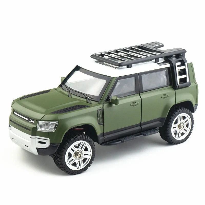 

1:24 Remote Control Car 2.4GHz Alloy Metal RC Vehicle All-Terrain 10Km/h LED Light Off-Road Truck Toy for Boys Kids Gifts SG2402