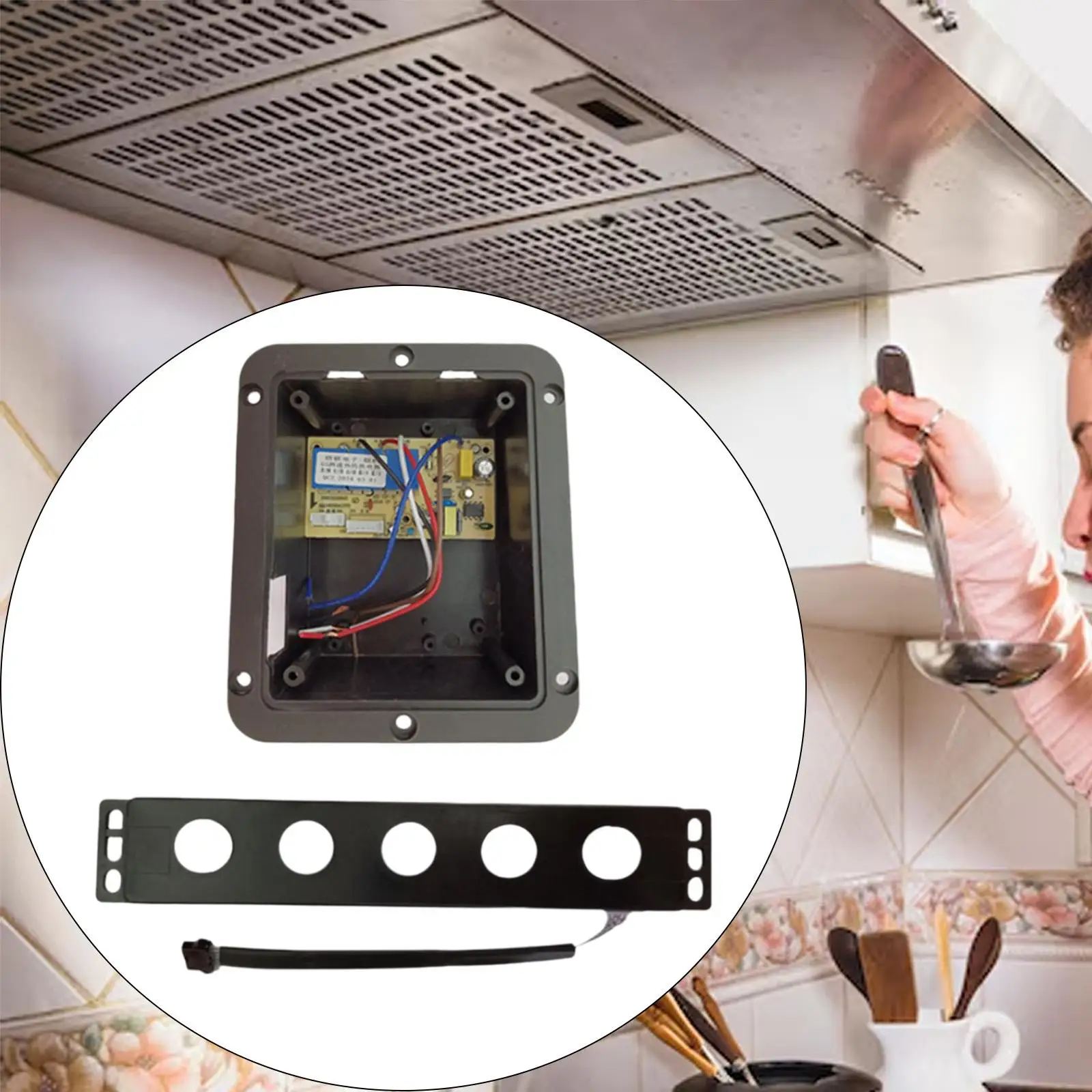 Carte de commande de hotte de cuisine, carte mère, accessoires de capots légers de remplacement 2 pour le commerce domestique