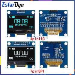 RoHS 1.3 inch OLED module white/blue  SPI/IIC I2C Communicate color 128X64 1.3 inch OLED LCD LED Display Module 1.3