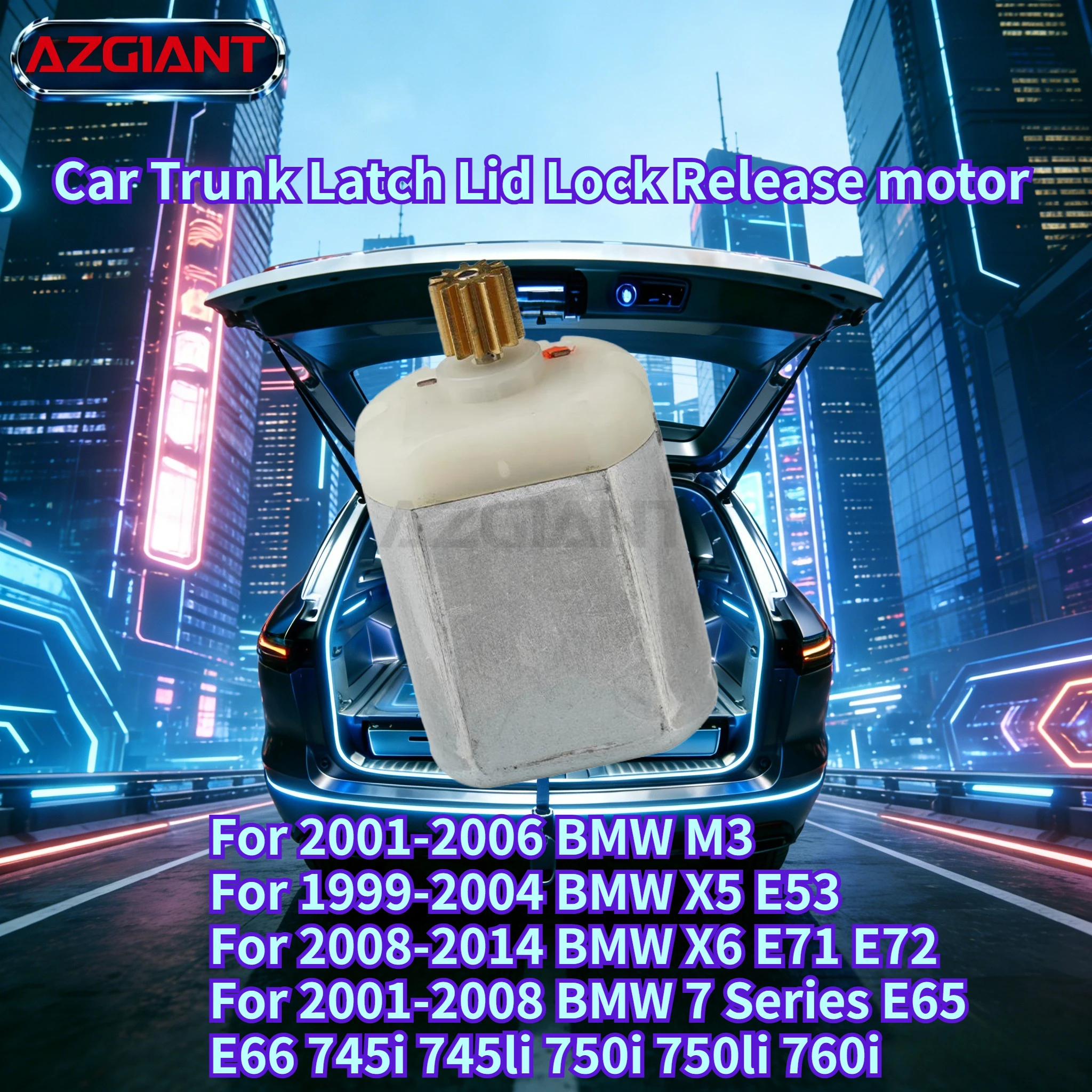 

For 2001-2008 BMW 7 Series E65 E66 745i 745li 750i 750li 760i Car Trunk Latch Lid Lock Release motor New high-quality parts OEM