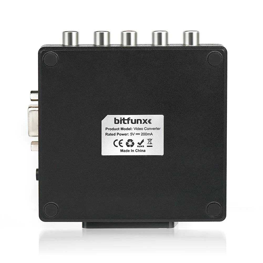 RGBS VGA SCART إلى YPBPR محول وحدة التحكم في الألعاب محول ترانسكودر الفيديو سطوع اللون قابل للتعديل محولات فرق اللون #5