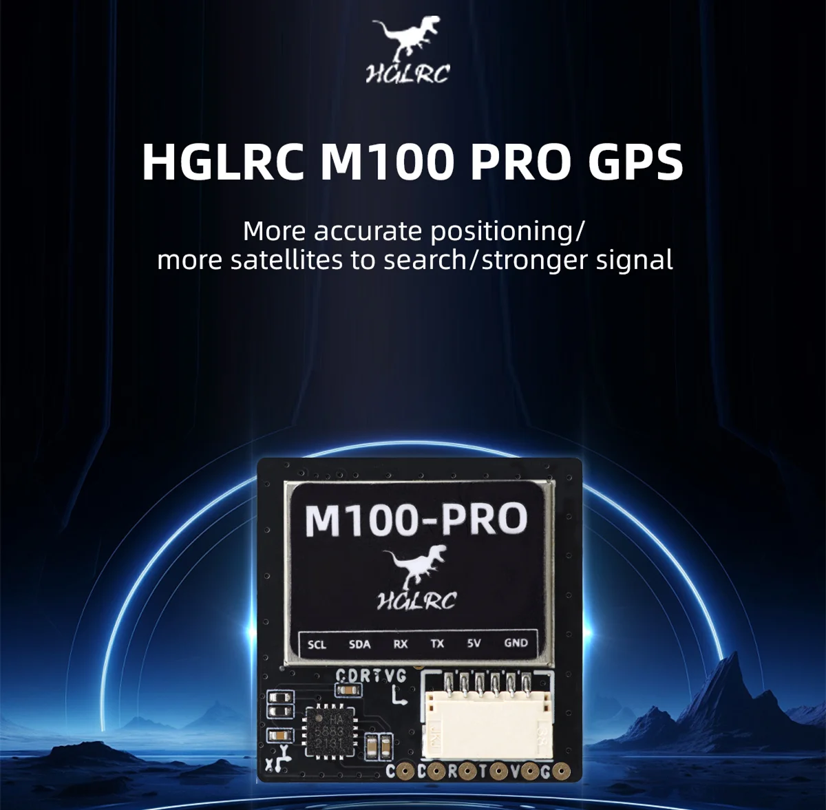 HGLRC M100 PRO نظام تحديد المواقع