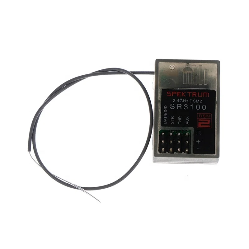 Spektrum SR3100 DSM2 3 قناة جهاز استقبال السطح 2.4 جيجا هرتز ل RC سيارة قارب DX3R DX5C DX2E التحكم عن بعد