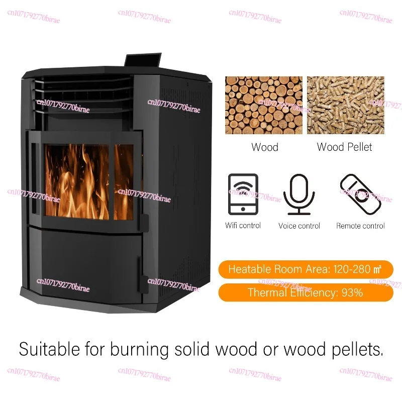 

Автоматическая современная печь на древесных пеллетах мощностью 10 кВт для центрального водяного отопления, отдельностоящая, для дома (камин)