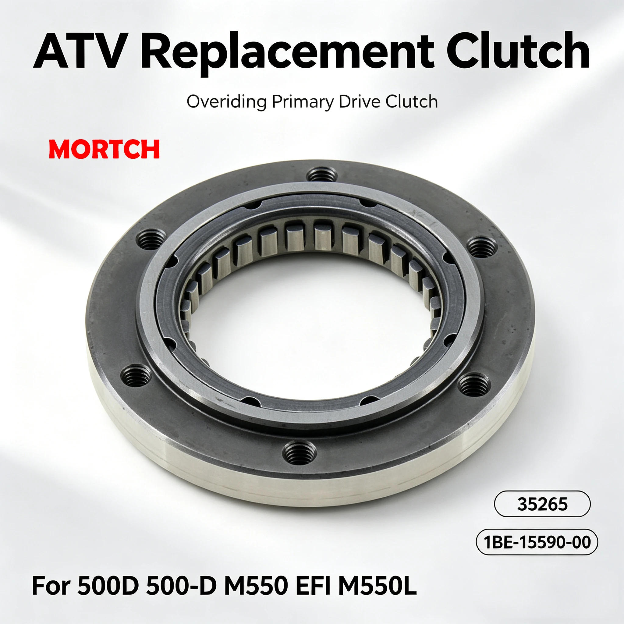 Overriding Clutch 35265 1BE-15590-00 Replacement For Linhai ATV 500D 500-D M550 EFI M550L ATV Primary Drive Clutch Assembly