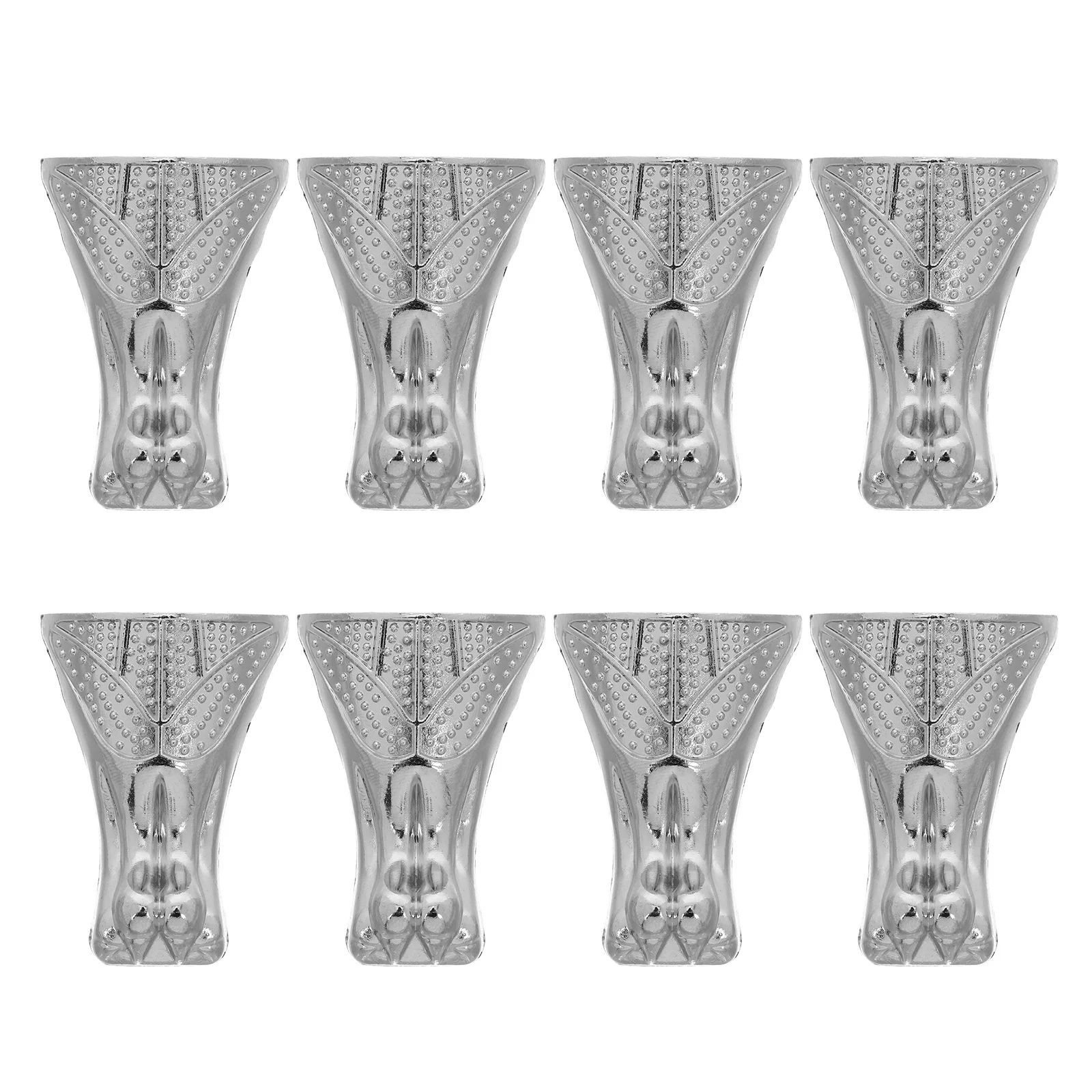 

8Pcs Vintage Corner Support Furniture Legs Decorative Feet Anti-Wobble Jewelry Box Protector Hardware for Wood Cases