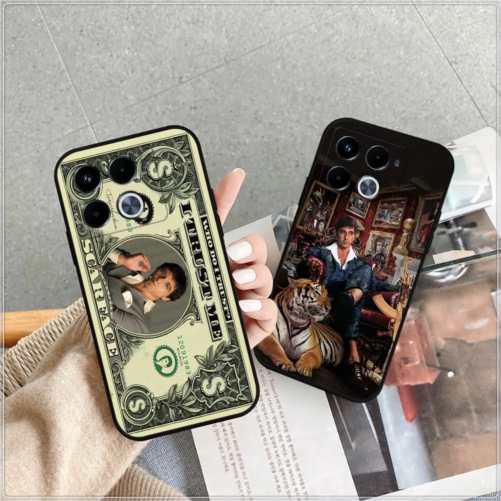 Film Scarface 1983 Phone Case For Infinix Note 40 30 VIP 12 12G96 11 10 Pro 8 8I 7 Tecno Spark Pop 7 6 5 Lite Air Nfc Cover Case