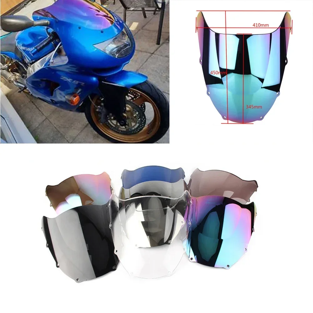 For Kawasaki Ninja ZX-9R ZX9R ZX 9R ZX900C 1998 1999 Motorcycle screen Double Bubble Windshield Deflector Protector WindScreen