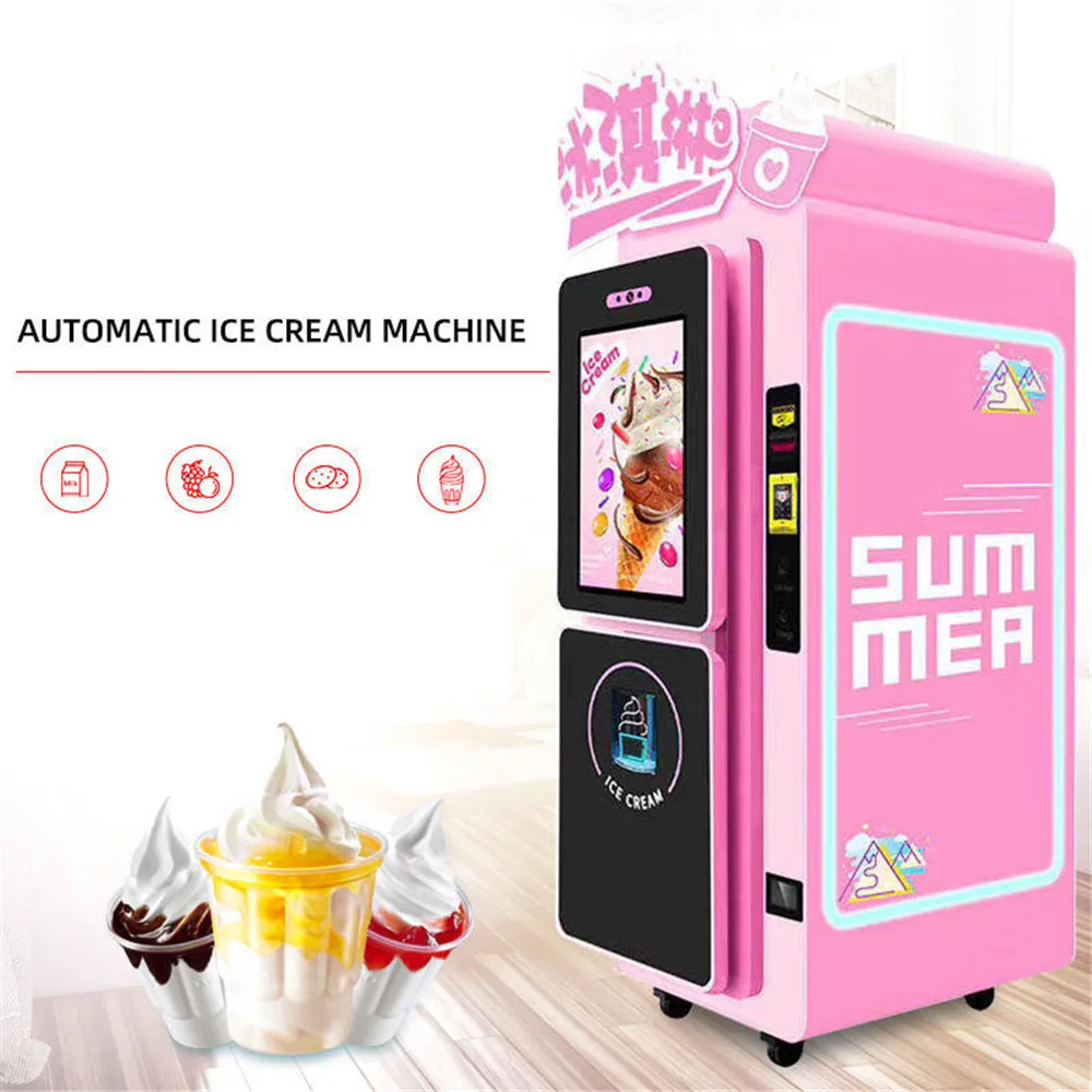 Distributore automatico di gelato Soft distributore automatico di alimenti surgelati a gettoni