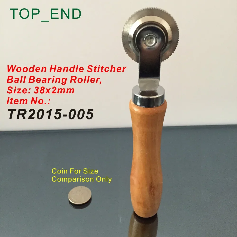 

38x2mm Ball Bearing Roller,Wooden Handle Stitcher,Professional Tire Repair Tools,A Tool For Garage,Tire Repair Service Shop