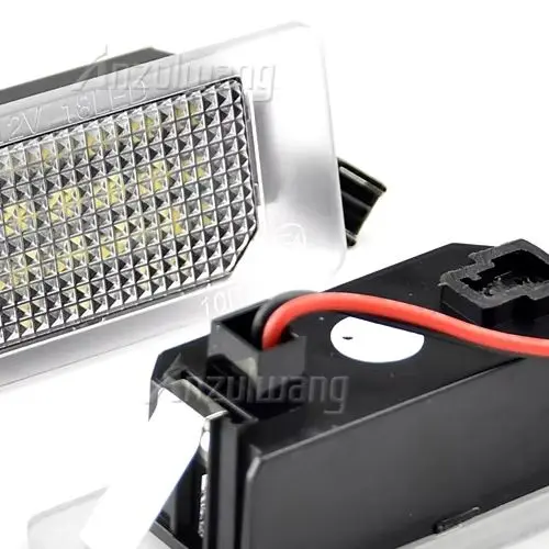 Fit For Fiat 500x 2014 2015 2016 2017 2018 2019 2x White Rear Led Number License Plate Lights