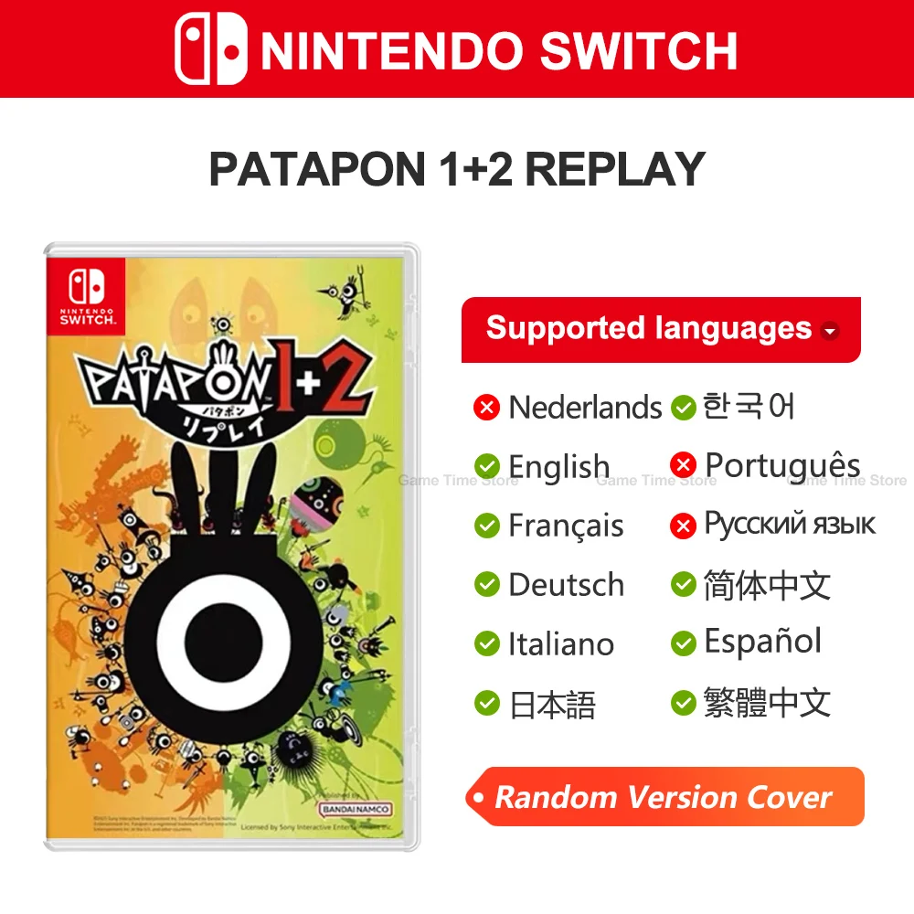 PATAPON 1+2 REPLAY Nintendo Switch-spelaanbiedingen 100% officiële fysieke gamekaartactiespel voor Nintendo Switch-gameconsole