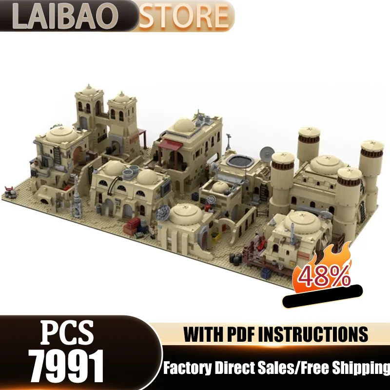 

Star Movie Moc Building Bricks Desert Base Home Kits Model Technology Block Movie Scenes Toy DIY Assembly Holiday Gifts