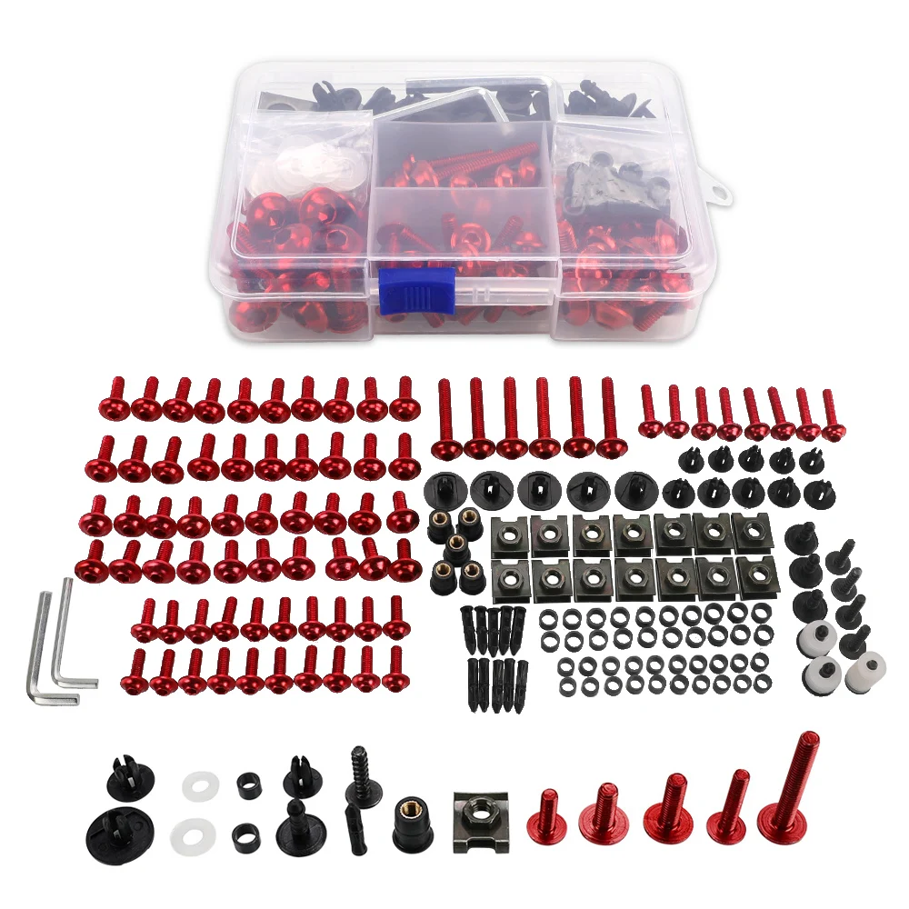 

For Aprilia caponord etv 1000 rst1000 futura rsv4 / rsv4 factory CNC Universal Motorcycle Fairing/windshield Bolts Screws set