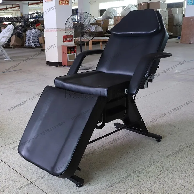 Factory Direct Sales Manual Adjustment Beauty Salon Special Massage Folding Tuina Bed