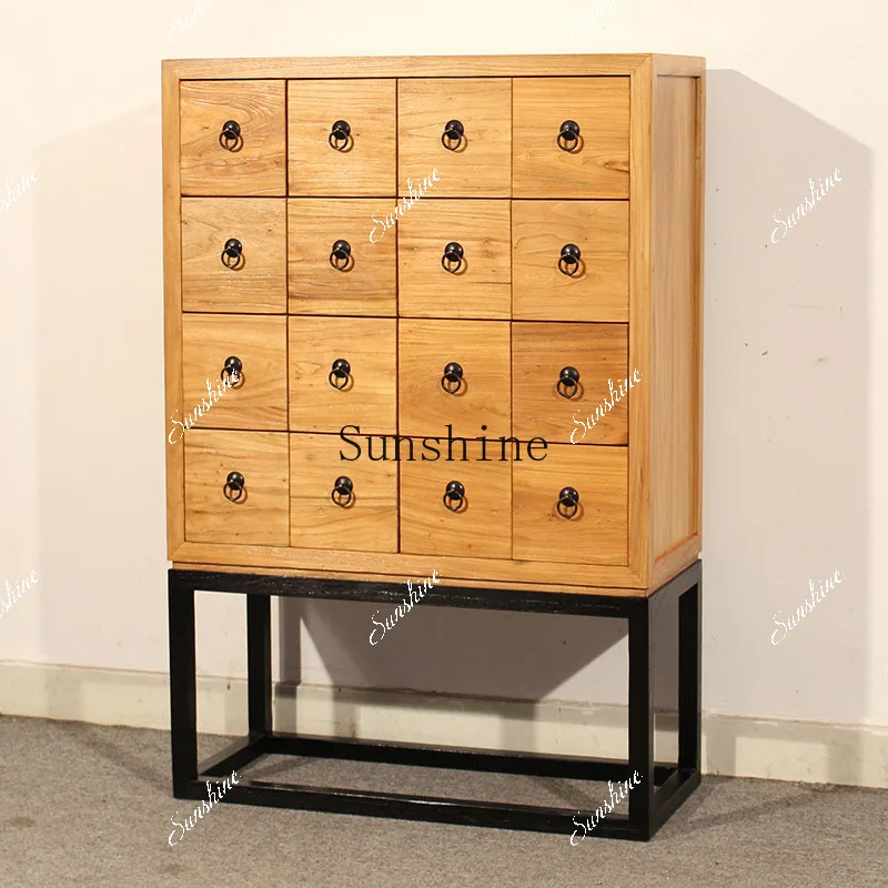 New Chinese solid wood CD cabinet Ming and Qing classical multi-pump cabinet modern simplicity  FT