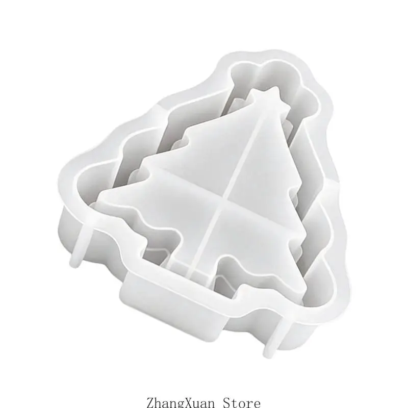 Weihnachtskerzen-Silikon-Herstellungswerkzeug für Kerzenharzguss, Festival-Geschenk 3XUF – Detail 8
