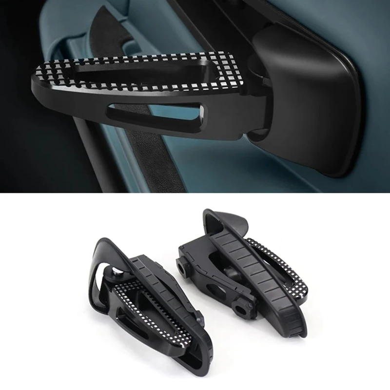 Accesorios de motocicleta, estriberas traseras para pasajero, piezas de Pedal negras para Vespa GTS 300 GTS300 Gts 300 2021 2022