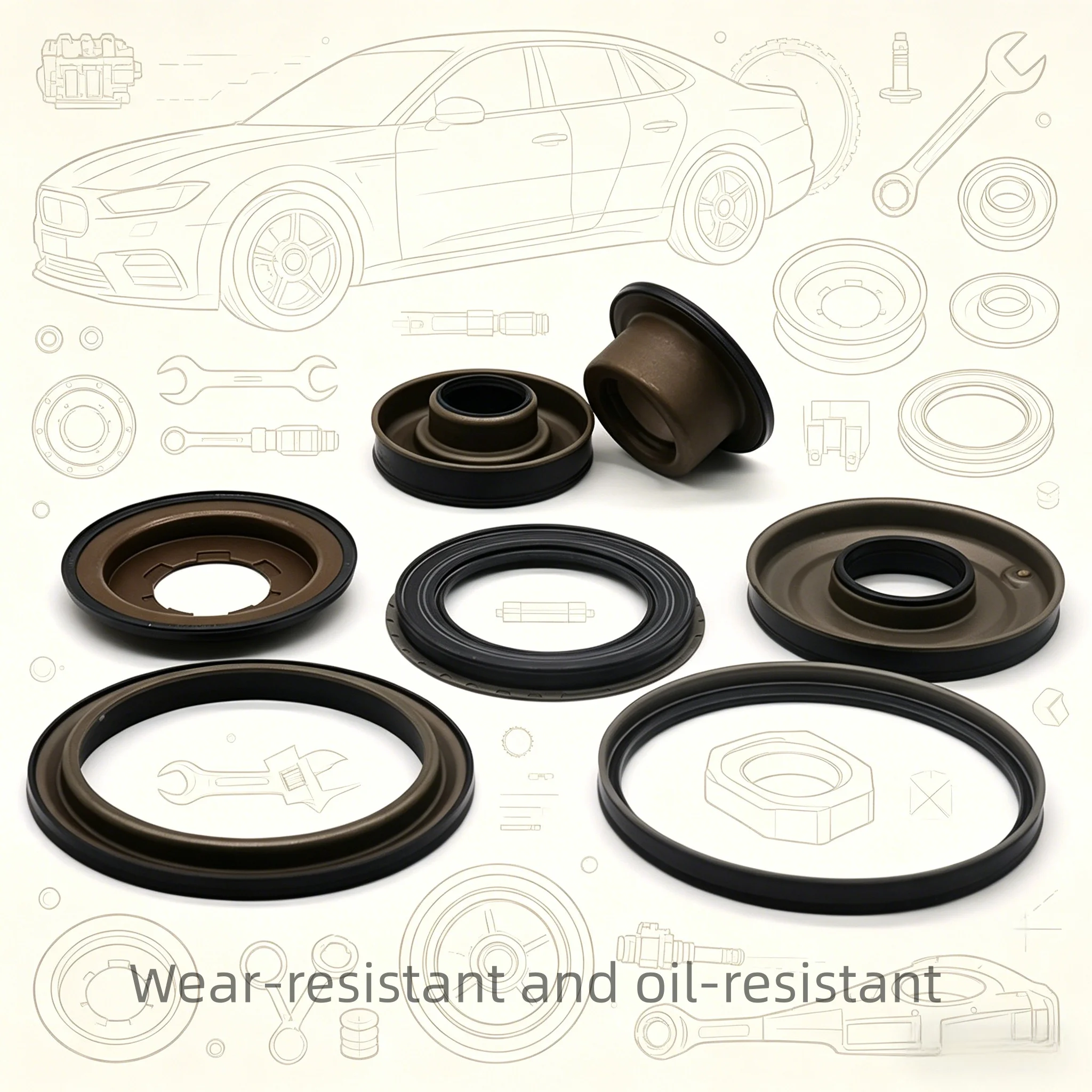 01M 01N automatic transmission 7-piece piston kit assembly and repair kit is suitable for Volkswagen Bora Passat B4 Jetta King