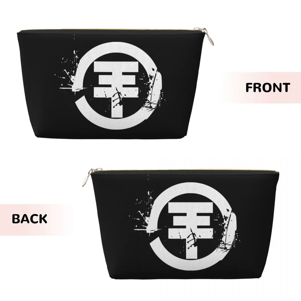 Custom Travel Tokio Hotel German Rock Music Toiletry Bag Portable Makeup Cosmetic Organizer Women Beauty Storage Dopp Kit Box