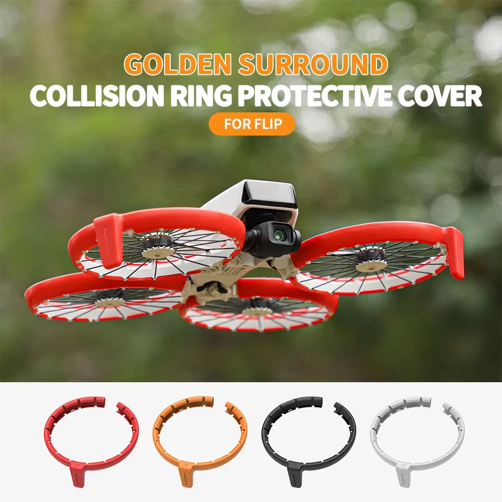 

Drone Propeller Guard Cover Anti Collision Protection for DJI Flip Quick Release Anti Drop Full Surround Bumper Rings Protector