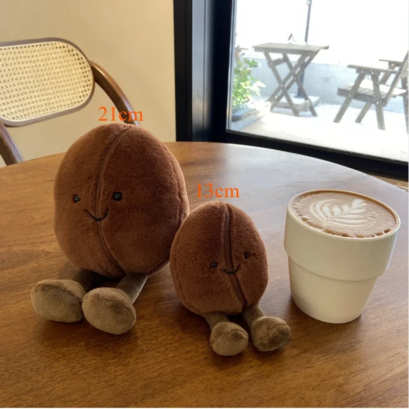 Fun Coffee Bean Cute Plush Toys New Products Soothing Baby Doll Gift Girls Children's Filled Toys  kawaii plush  stuffed