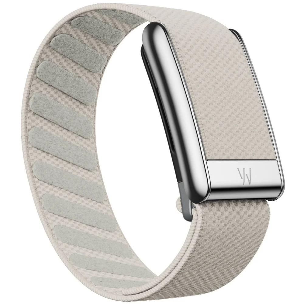 Für Whoop 5.0 Mg Armband mit W-Logo Leder Nylon Gewebtes Elastisches Whoop Sport-Ersatzarmband Gold Silber Metall