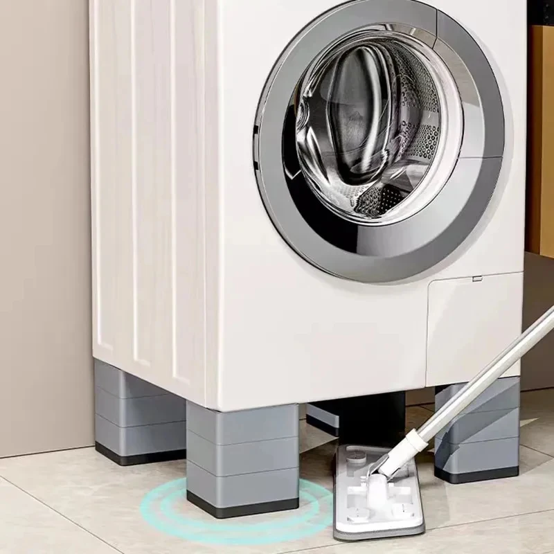 4Pcs Strengthen Washing Machine Anti Vibration Pads Rubber Feet Legs Mat Silent Washer Dryer Furniture Support Dampers Stand view 3