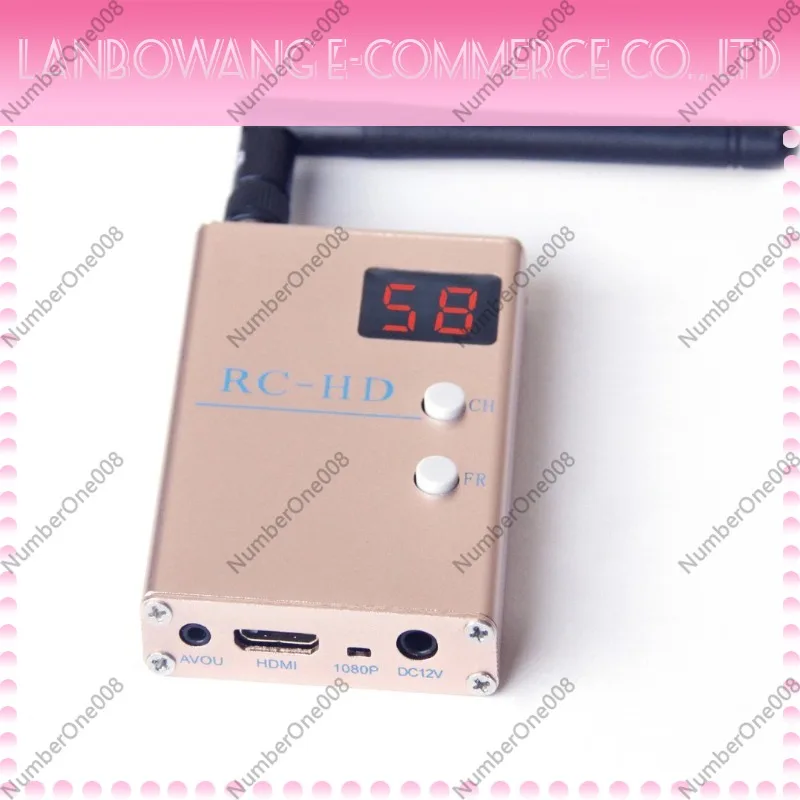 FPV 5.8G Wireless Analog Signal Receiver with HDMI Output RC HD Receiver for Drone