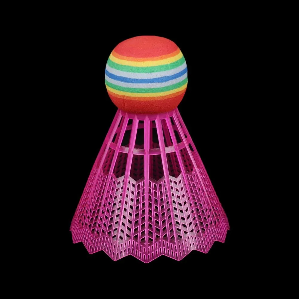 

6Pcs Durable Plastic Colorful Badminton Shuttlecocks Colorful Sports Badminton Ball Training In/Outdoor Badminton Trainer
