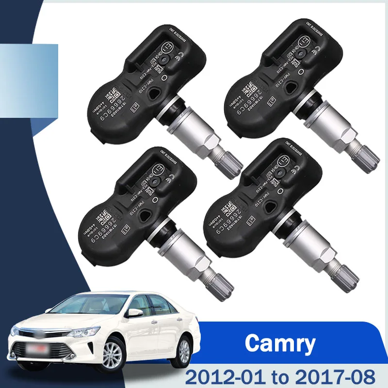 4 SZTUK do Toyota Camry 2012-2017 Czujnik monitorowania ciśnienia w oponach Czujnik TPMS 433MHz PMV-C210