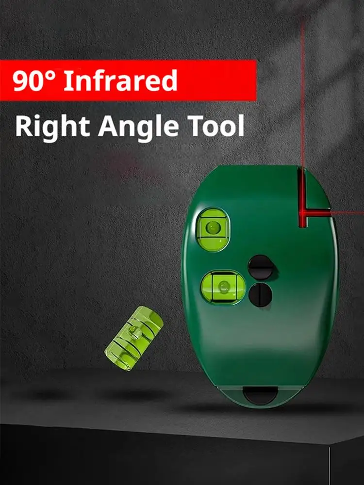 Vertikale Maus-Laserwaage Infrarot Horizontale Linie Rechtwinklige Libelle Nivellierung 20M Langstrecken 2-Linien-Laserwaage ﻿