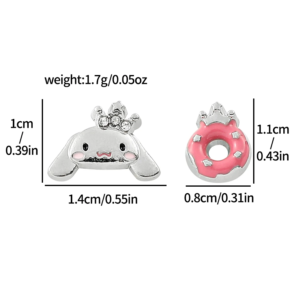 Cute Sanrio Cinnamoroll Cartoon Earrings Fashion and Sweet Spicy Girl  Ear Stud Minimalist Series Dress Up Gifts