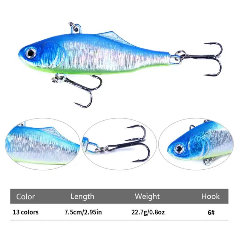 New Nightlight Road Subbait 7cm 24gvib Micro Object Full Swimming Layer Vibrating Temptation Fake Bait Fishing Tool